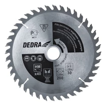 DEDRA H30040 Körfűrész fához keményfém 40 fogú, átmérő 300x30mm, widia