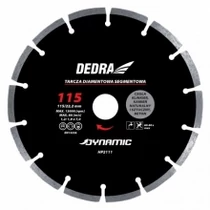 DEDRA HP2111 Szegmentált gyémánt vágótárcsa 115/22,2mm Dynamic