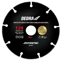 DEDRA HR1002 penge fa, műanyag vágásához, 125 mm / 22,2 mm