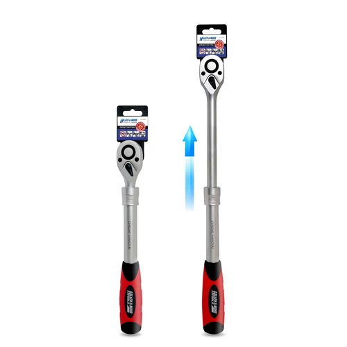 Racsnis kulcs 1/2"", 72T, CRV 6140, teleszkópos 305-445mm