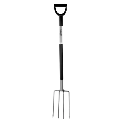 Ásóvilla, fém nyél, D típusú műanyag fogantyú 122cm