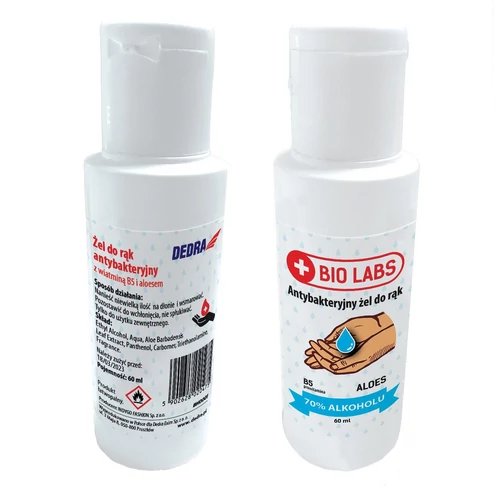 Antibakteriáls kézfertőtlenítő gél 60ml
