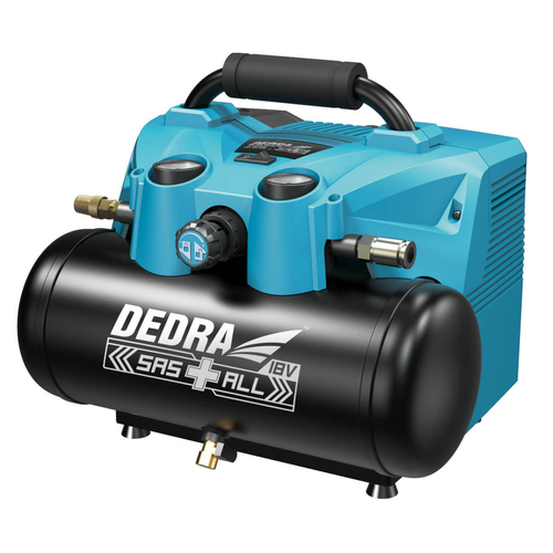 Dedra DED7077V Akkumulátoros kompresszor 6l 2x18V