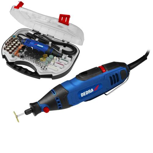 Dedra mini köszörű készlet 215 db, tok