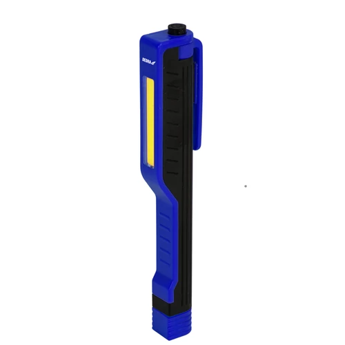Zseblámpa 3W COB LED, pen, elemekkel