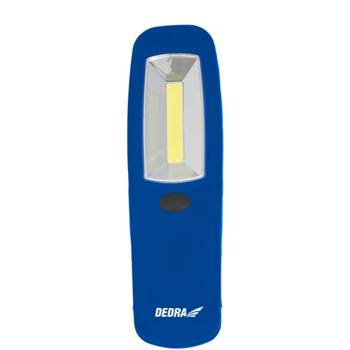 Zseblámpa 3W COB LED, hosszúkás, elemekkel