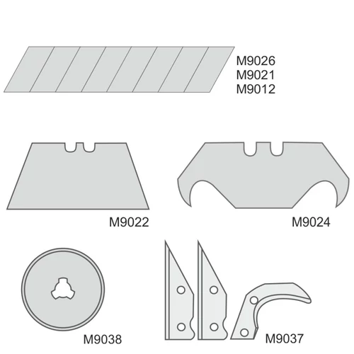 Tartalék penge biztonsági késhez, M9036, 3db